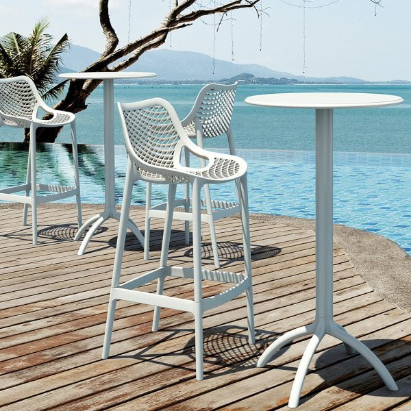 plastic outdoor high top table