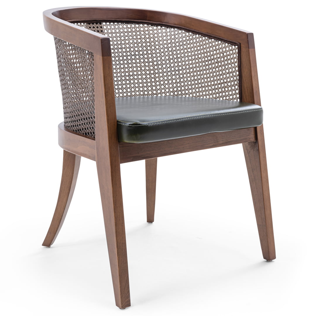 Barrel Back Cane Dining Chair Neo Horeca Furniture