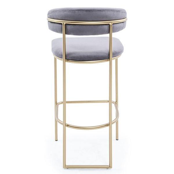 upholstered metal bar stools