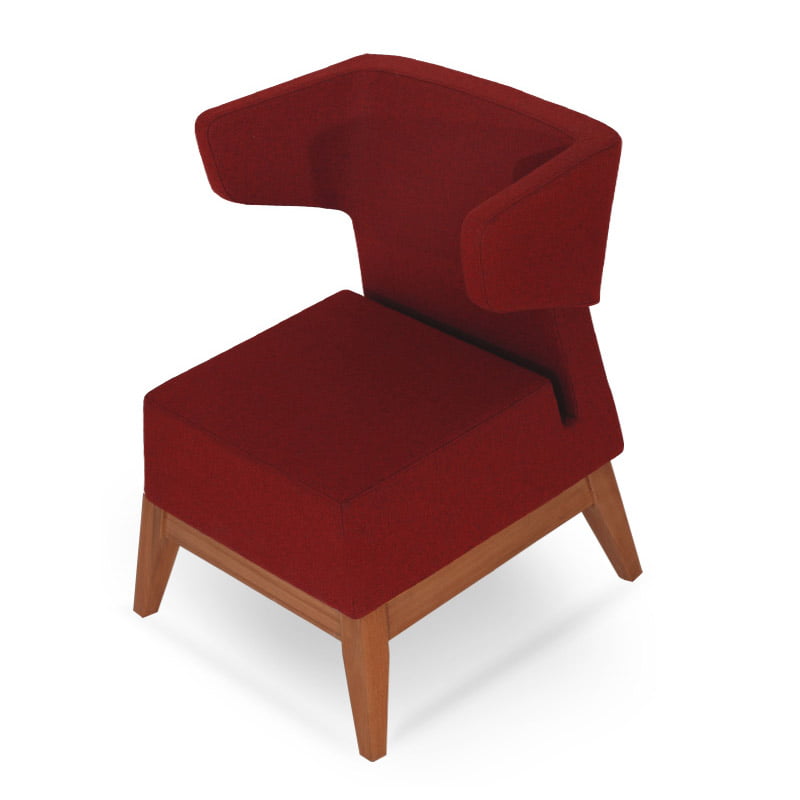 NEO 445111E Modern Wingback Chair For Waiting Room NEO Horeca   Modern Wingback Chair For Waiting Room NEO 445111E 