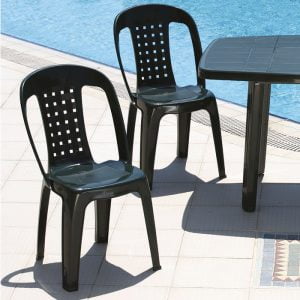 b and q plastic chairs