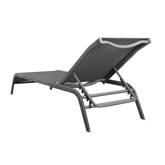 trail lightweight aluminium sun lounger